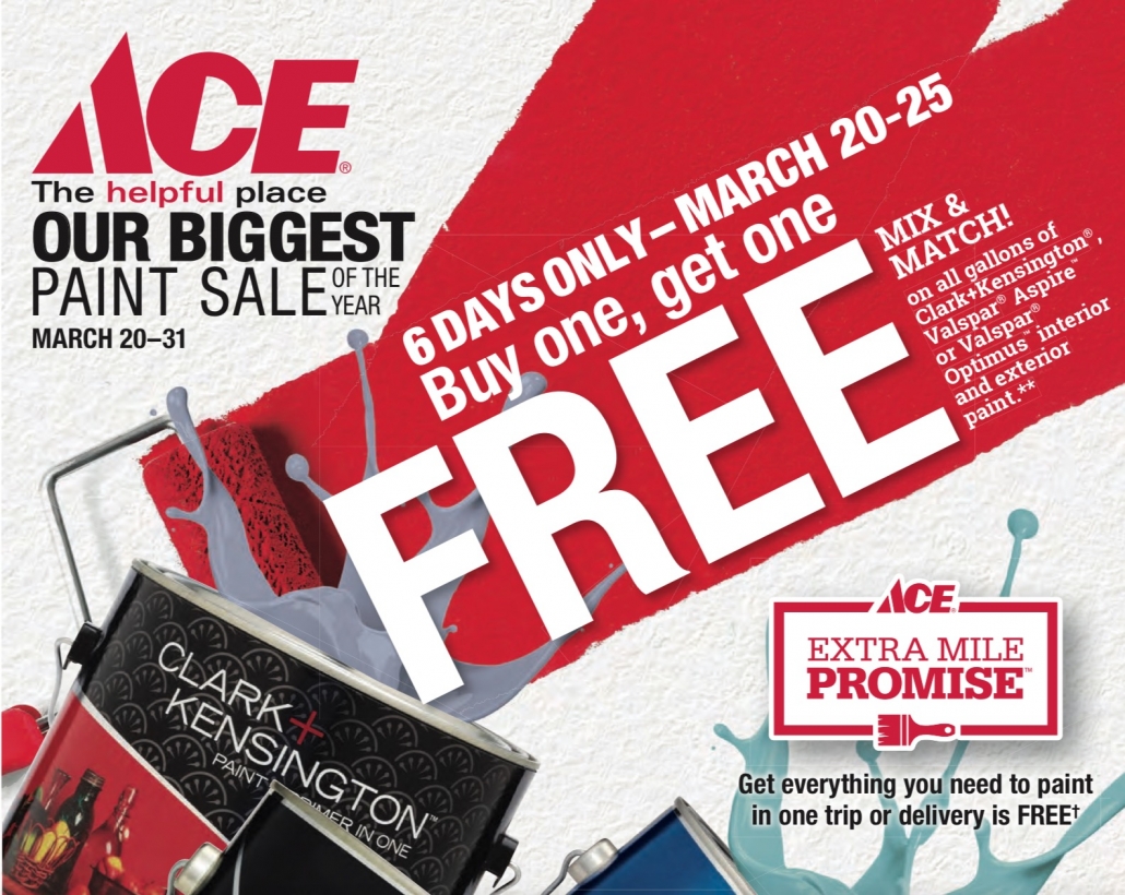 Our Biggest Paint Sale Of The Year Bogo Free Outer