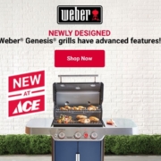 Introducing the newly designed Weber Genesis Grill! ACE Exclusive!