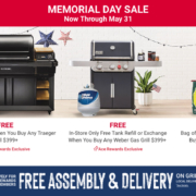 Save on Red Hot Buys on BBQ grills & Accessories, Lawn & Garden, Outdoor furniture, and more!