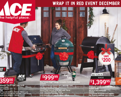 Save now on great gifts like Solo Stove, BBQ Grills, Yeti, and power tools galore:) Around the Block with Gifts in Stock! Your local Ace has holiday gifts ready for pick up or local delivery. 